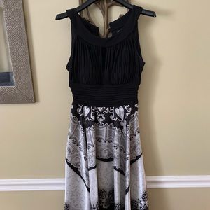 Black and Silver Dress